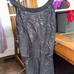 Silver Shimmer Ozone Gymnastics Leotard